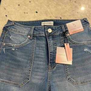 Happily Grey high rise flare Jean
